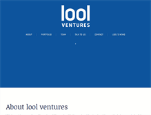 Tablet Screenshot of lool.vc